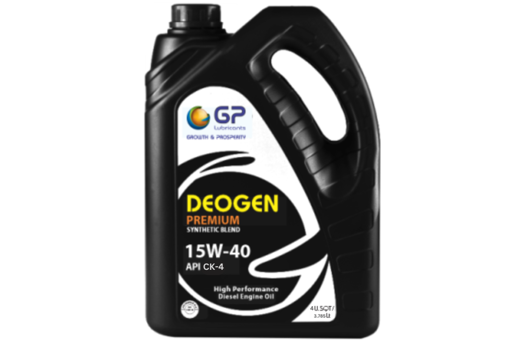 GP DEOGEN PREMIUM SYNTHETIC BLEND 15W-40 API CK4 - GP Lubricants